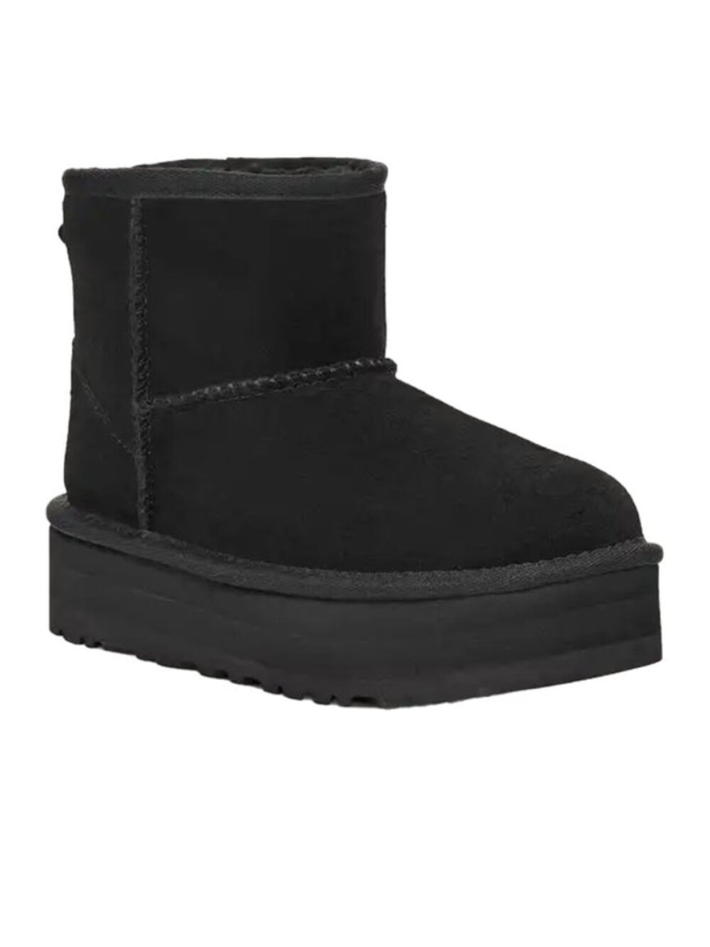 Ugg Kids Classic Mini Platform Boots Black Size 1